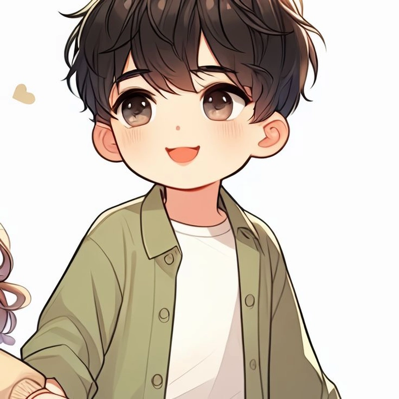 tranh chibi nam