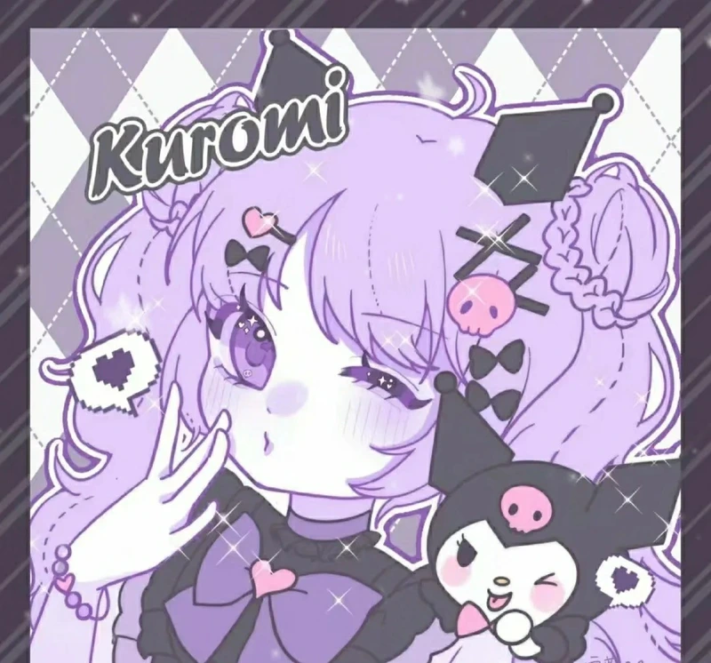 tranh kuromi anime ngầu