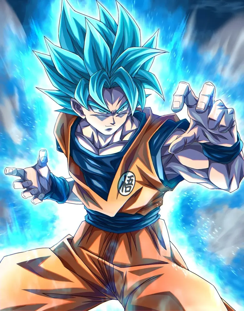 tranh songoku anime