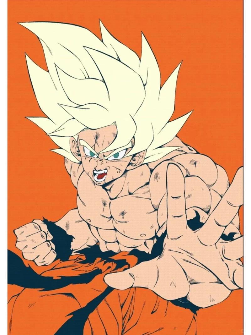 tranh songoku đáng yêu