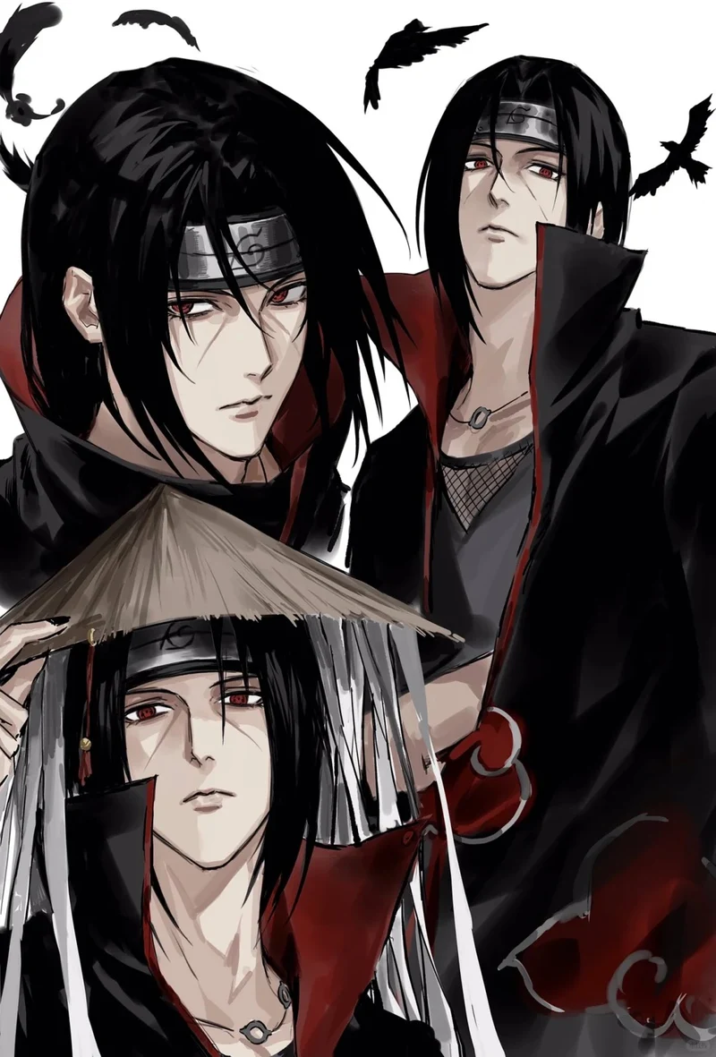 tranh uchiha itachi anime