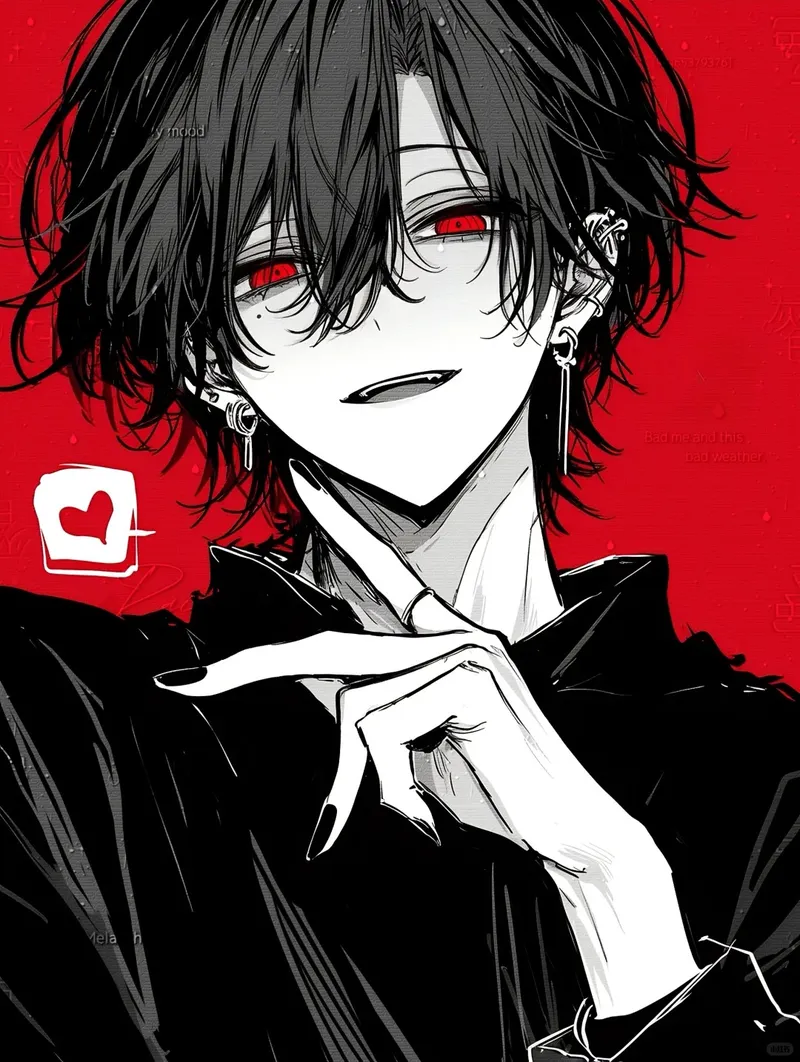 tranh vẽ anime ác quỷ đẹp