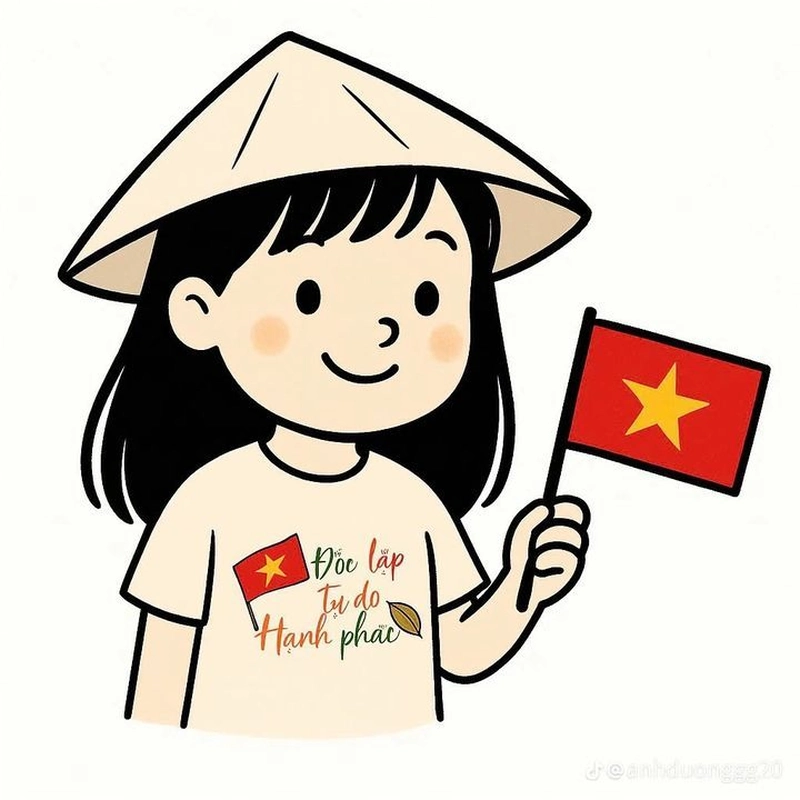 tranh vẽ chibi 30 tháng 4