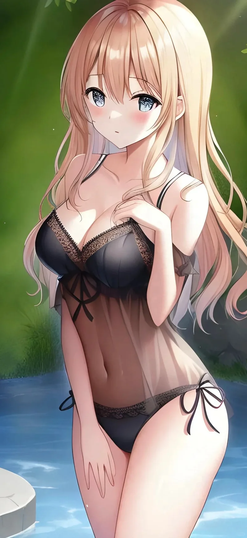 tranh vẽ ecchi anime dễ thương