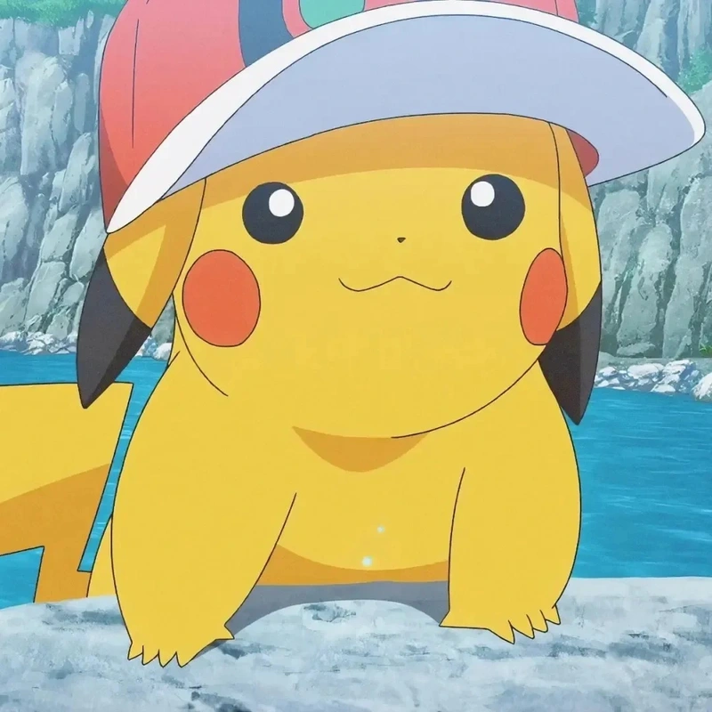 tranh vẽ pikachu dễ thương