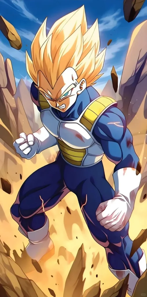 tranh vegeta chibi cute