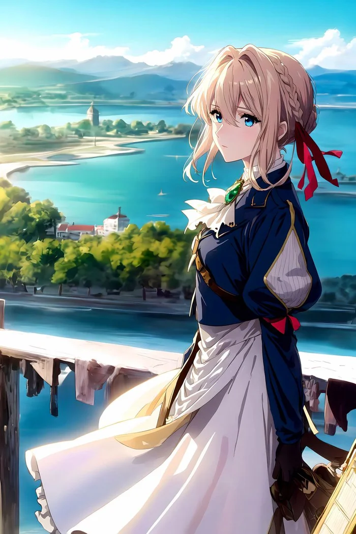 violet evergarden dễ thương
