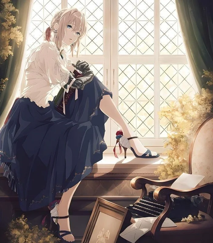 violet evergarden đẹp tự nhiên