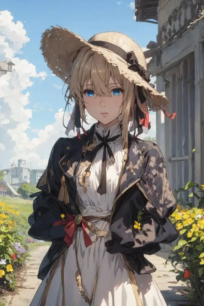 violet evergarden trong anime nổi tiếng