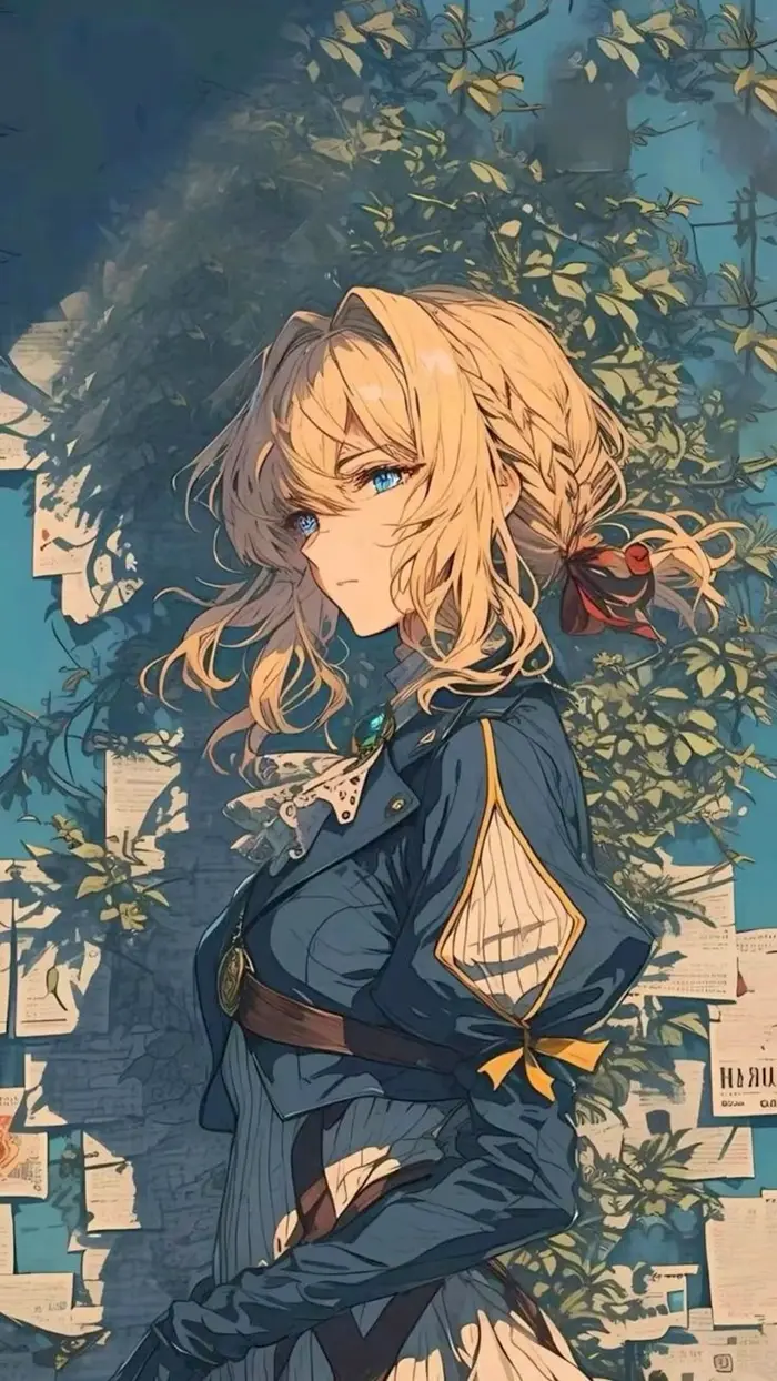 violet evergarden trong phim hoạt hình