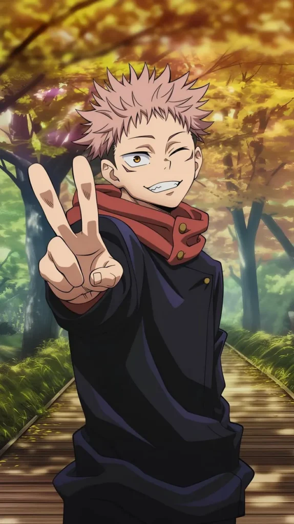 yuji itadori anime hành động