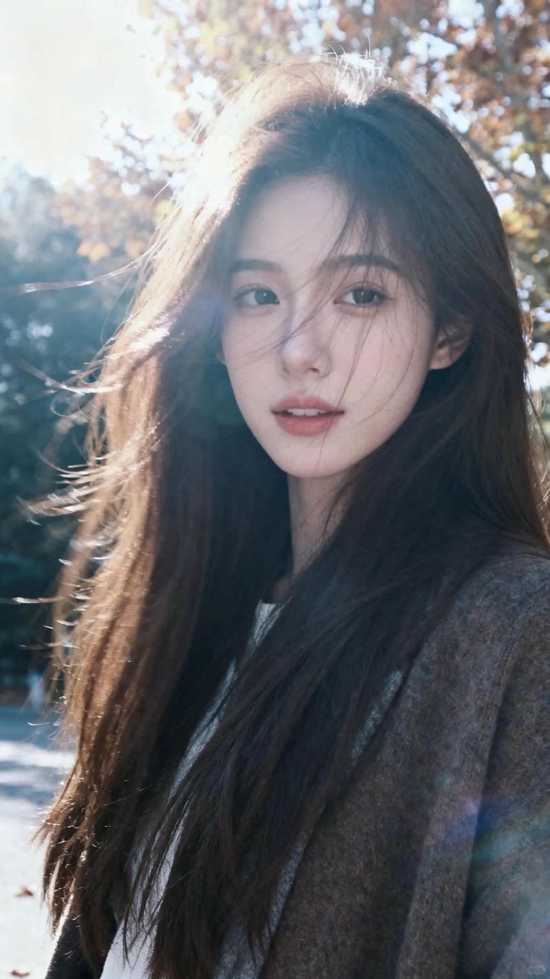 Chụp hình gái xinh tóc dài tinh tế