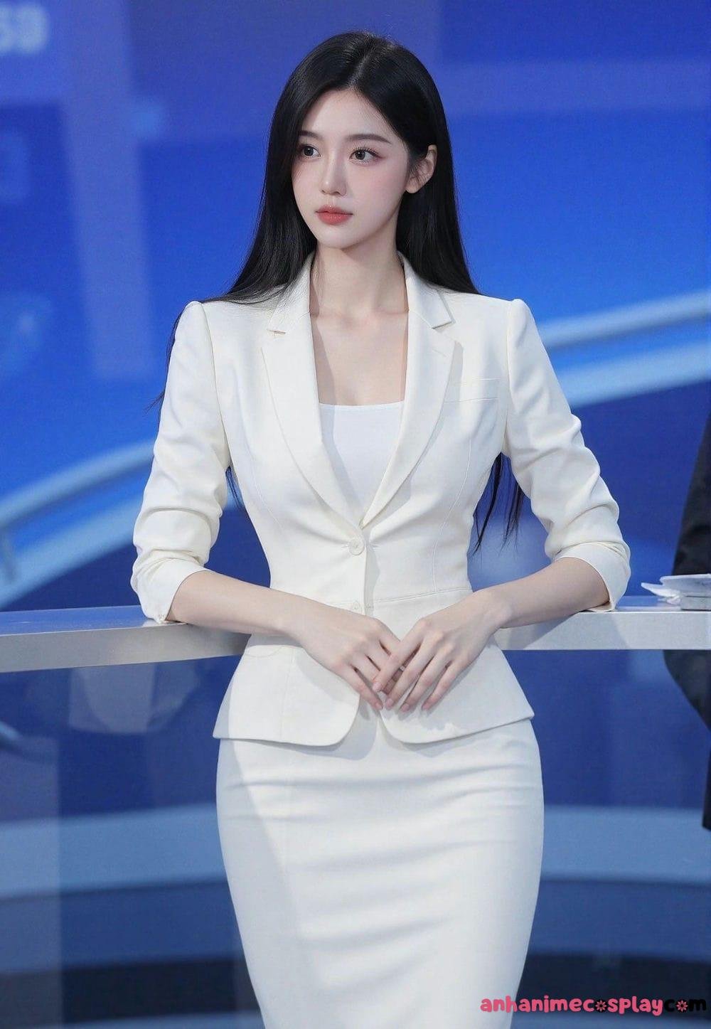 Gái xinh công sở phong cách