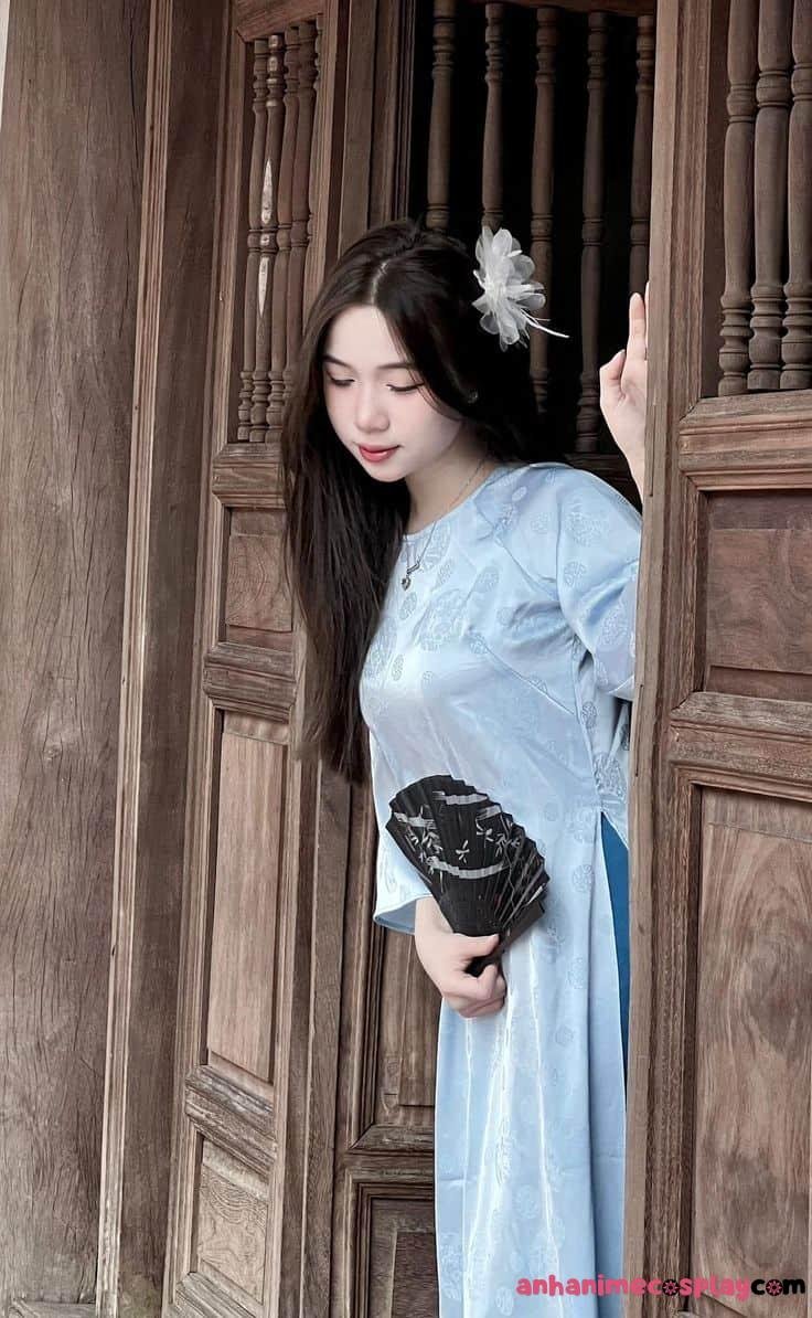 Gái xinh duyên áo dài