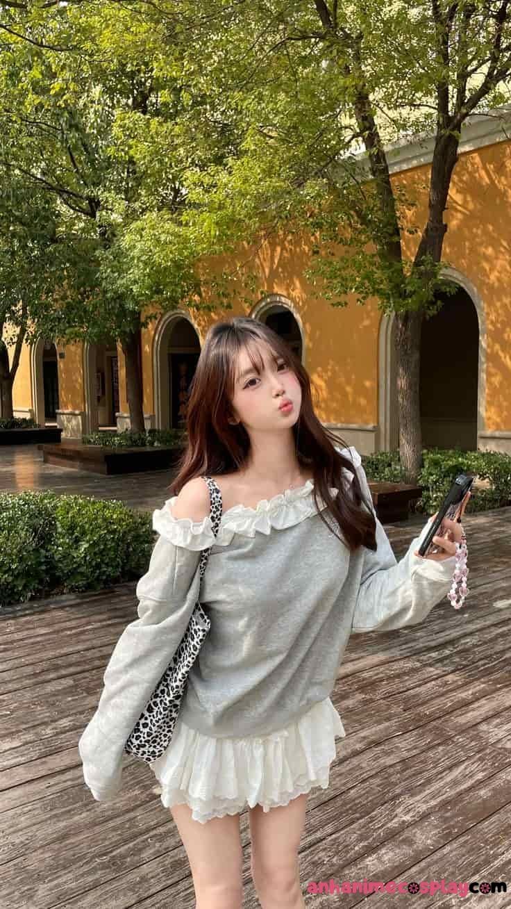 Gái xinh k12 tóc dài