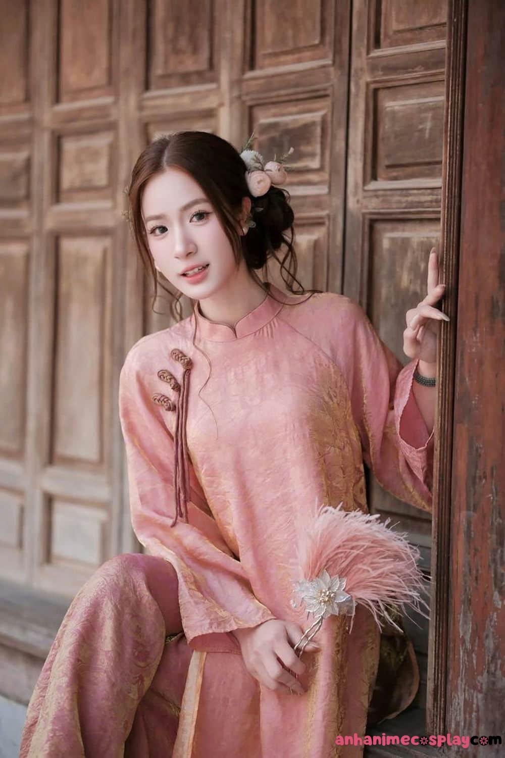 Gái xinh mặc áo dài