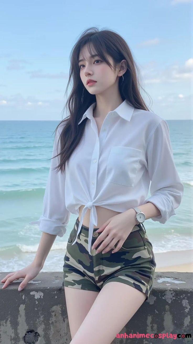 Gái xinh mặc quần short