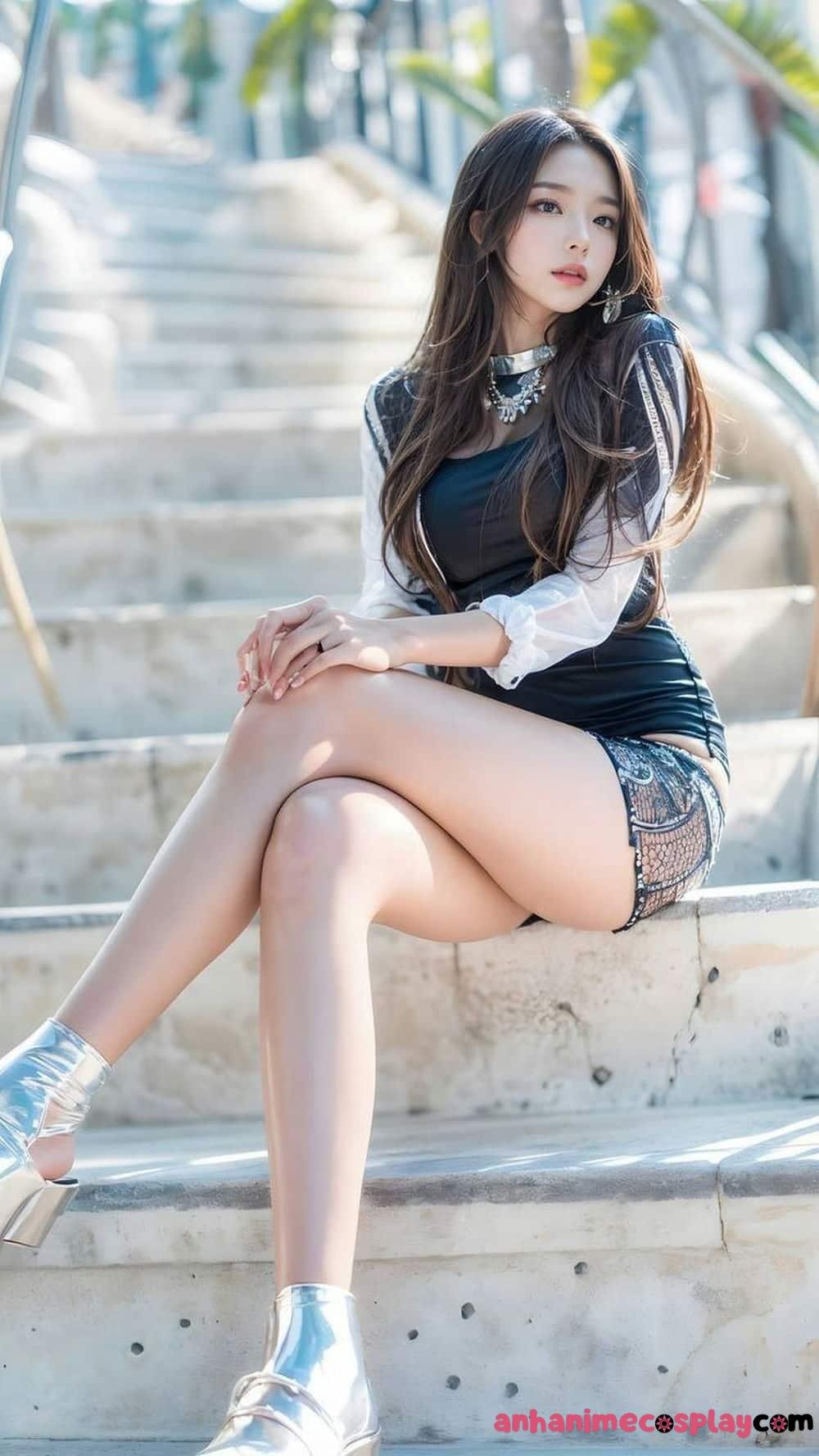 Gái xinh quần ngắn dễ thương