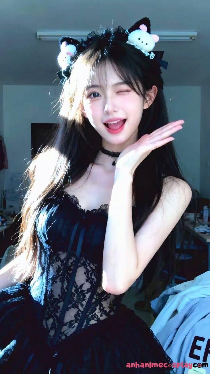 Gái xinh tóc dài duyên