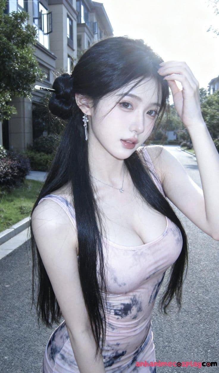 Gái xinh vú to quyến