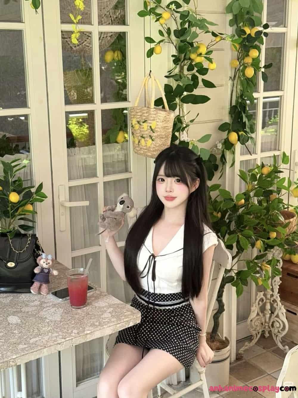 Hình gái xinh cười tươi