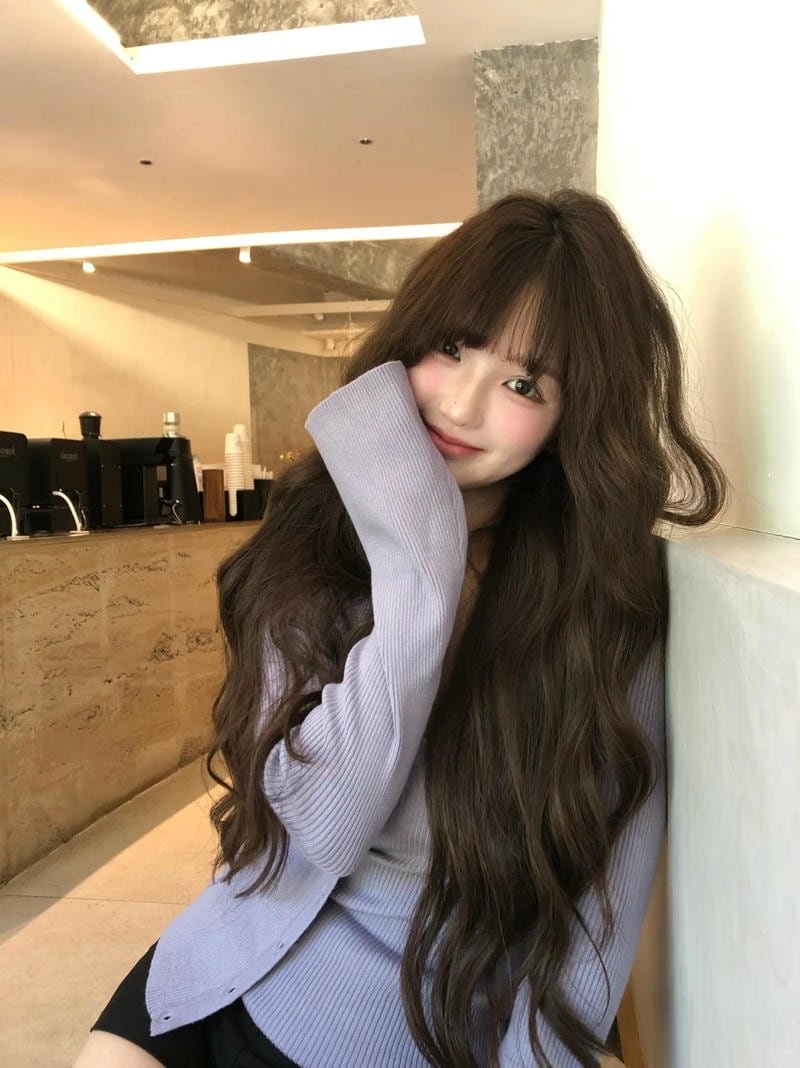 Loạt hình gái xinh tóc dài đáng yêu