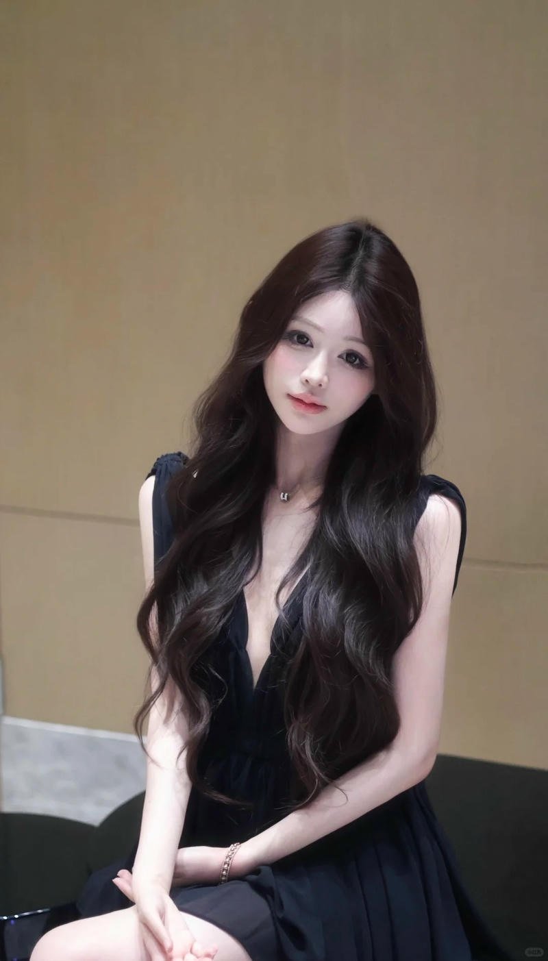 Ngắm ảnh gái xinh tóc dài hiện đại