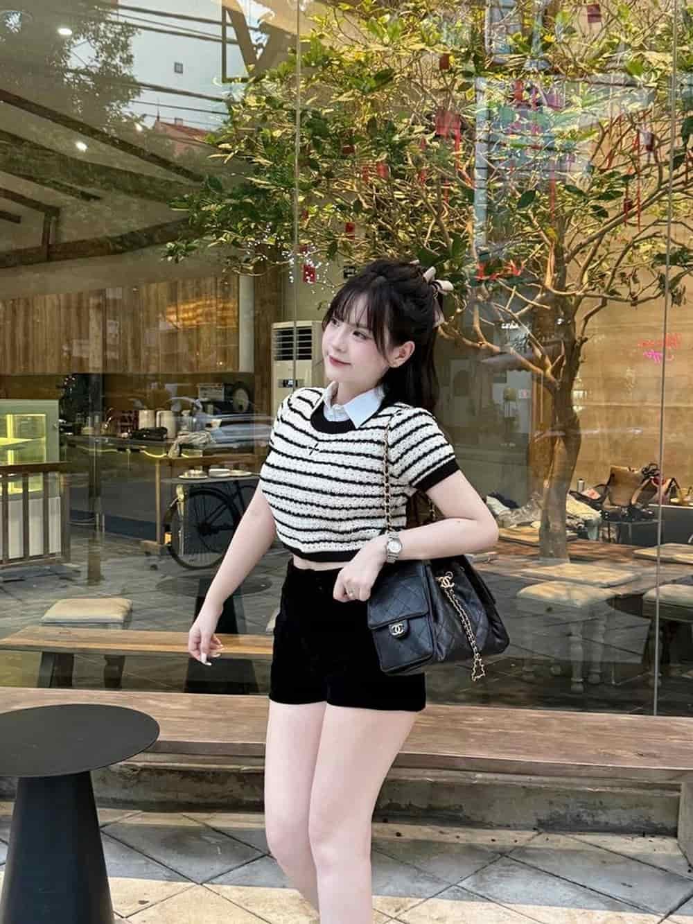 Quần ngắn gái xinh mặc