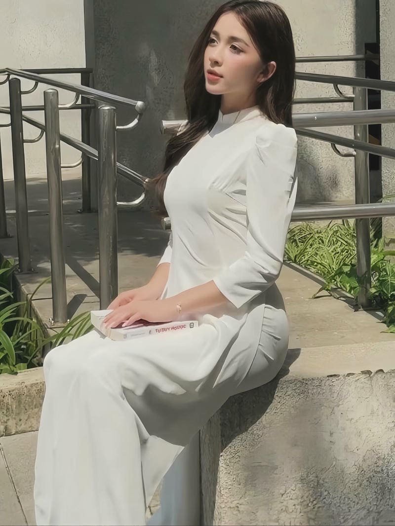 Tải hình gái xinh mặc áo dài chuẩn đẹp