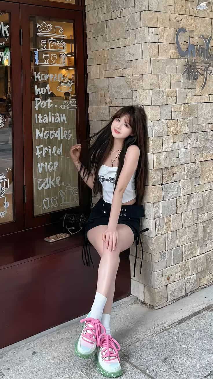 ảnh gái cute hồn nhiên.