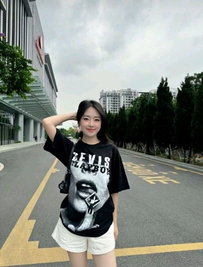 ảnh gái xinh mặc quần ngắn xinh 5d