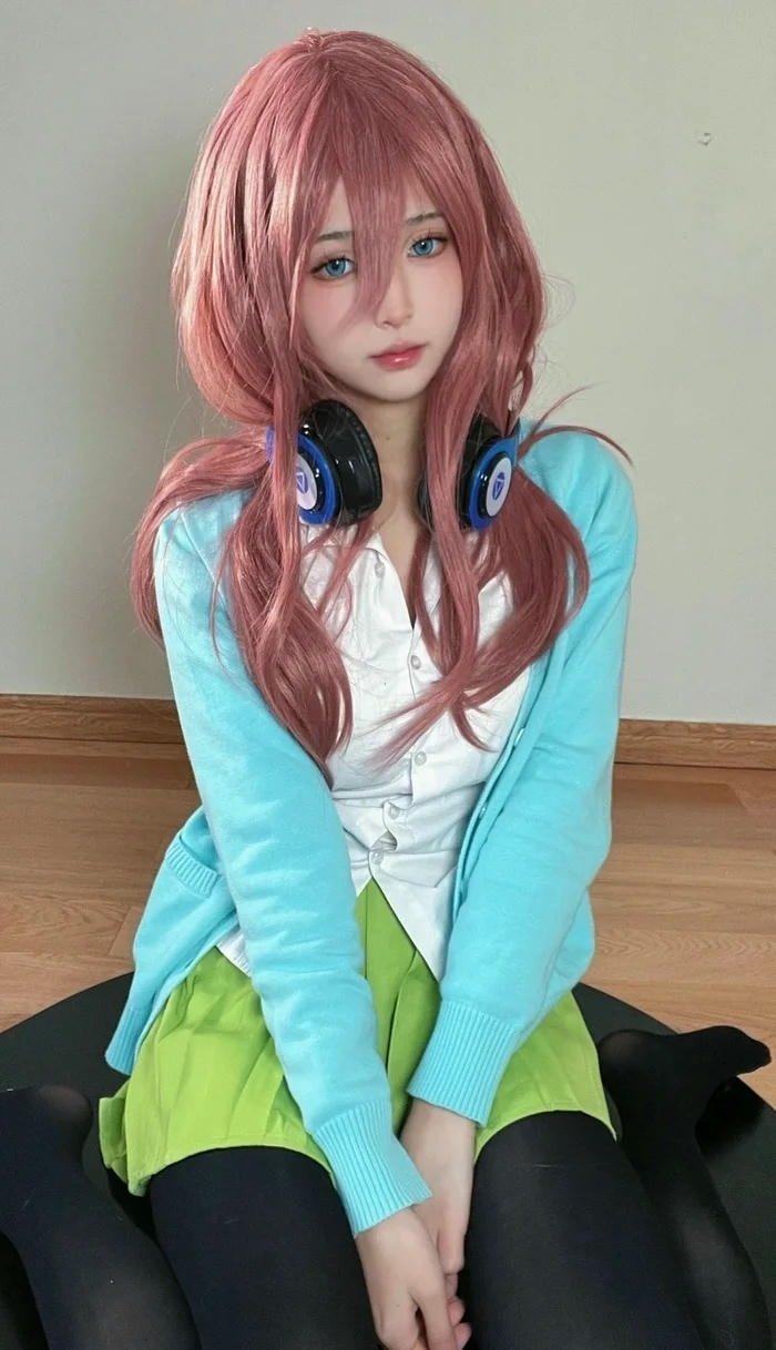 ảnh miku nakano cosplay girl xinh