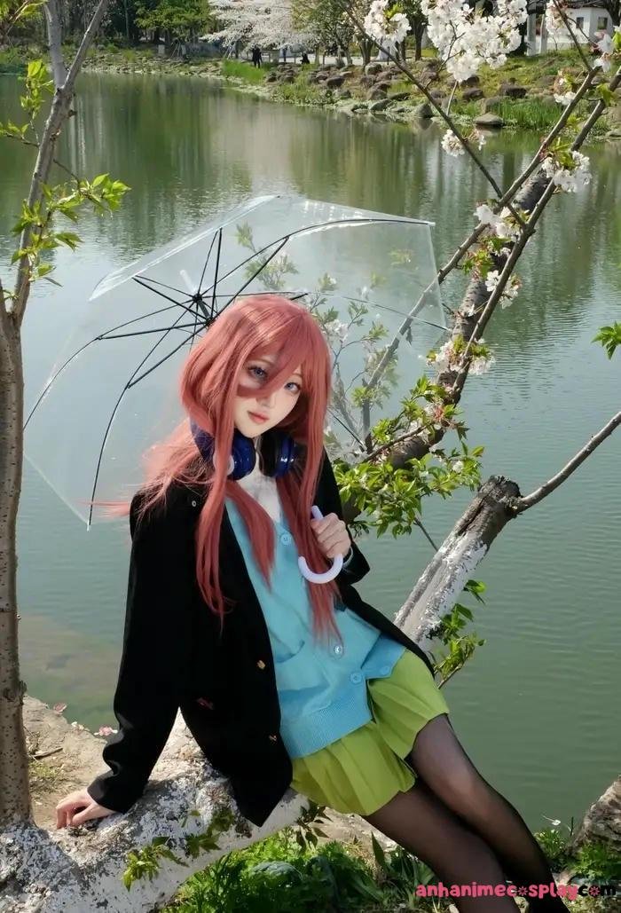 ảnh miku nakano cosplay lung linh