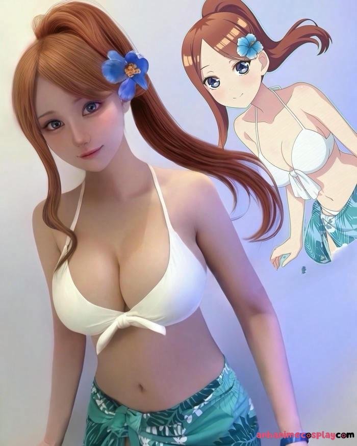 ảnh miku nakano cosplay mặc bikini