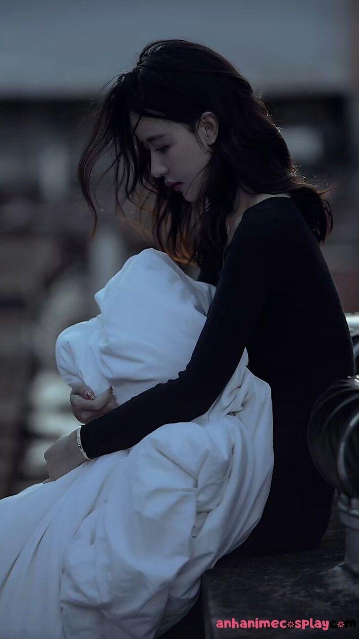 gai xinh buồn chất 5k