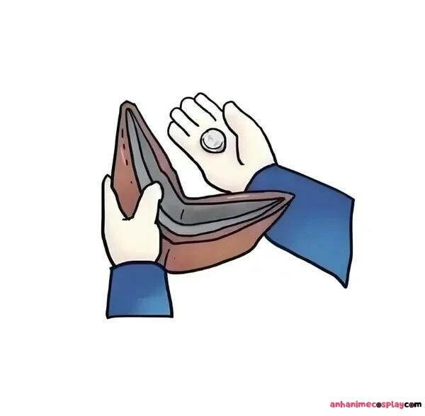 meme ví rỗng hài hước