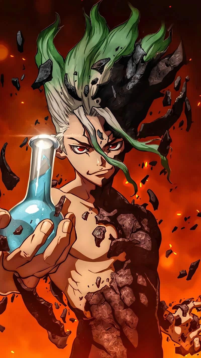 Bộ hình anime senku ishigami