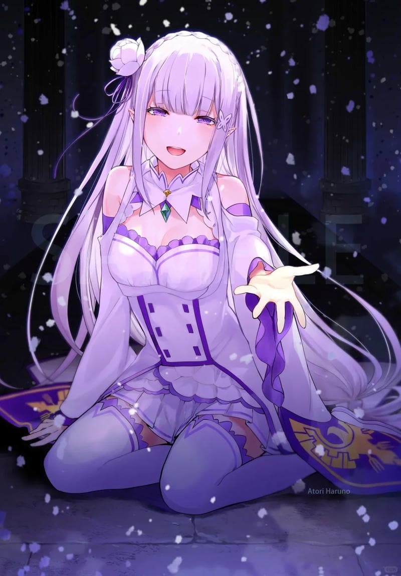 Hình avatar emilia re zero