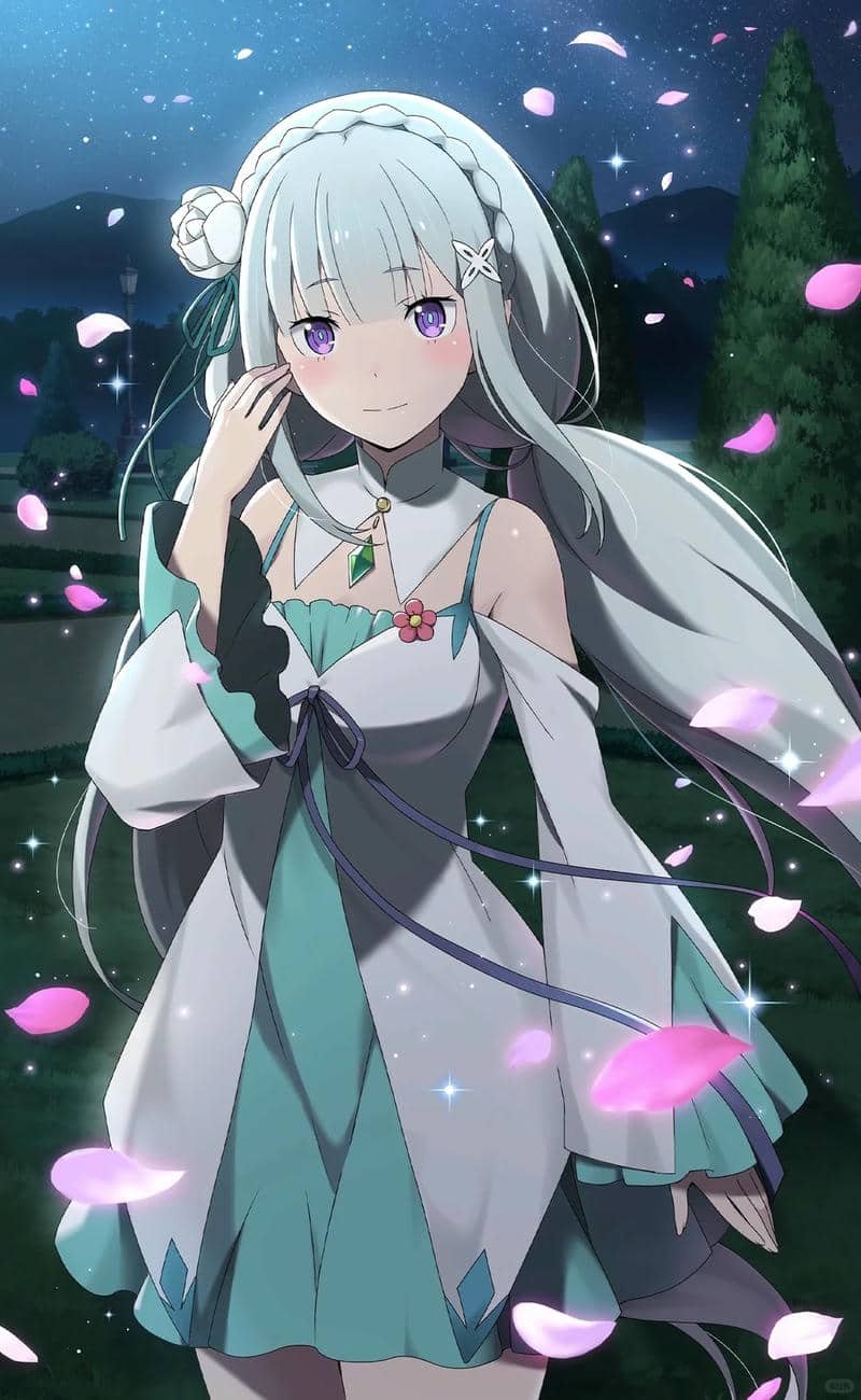 Tải ảnh emilia re zero anime