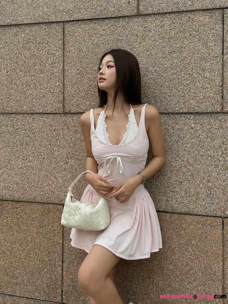 Ngắm bộ ảnh gái xinh mặc pinky chất lượng cao