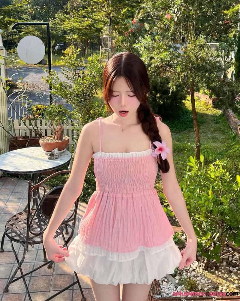 Tải bộ ảnh gái xinh mặc pinky mới nhất