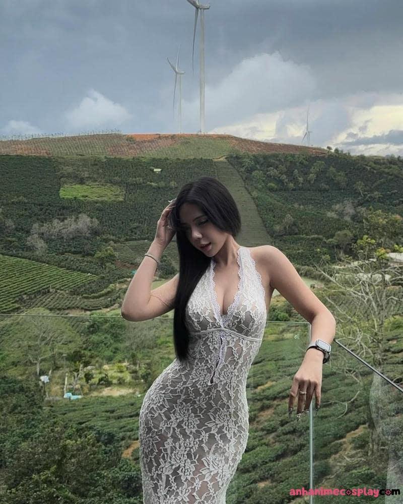 Xem ảnh gái xinh mặc váy lưới chất lượng