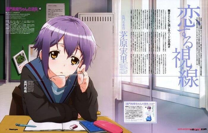 ảnh Yuki Nagato art cute
