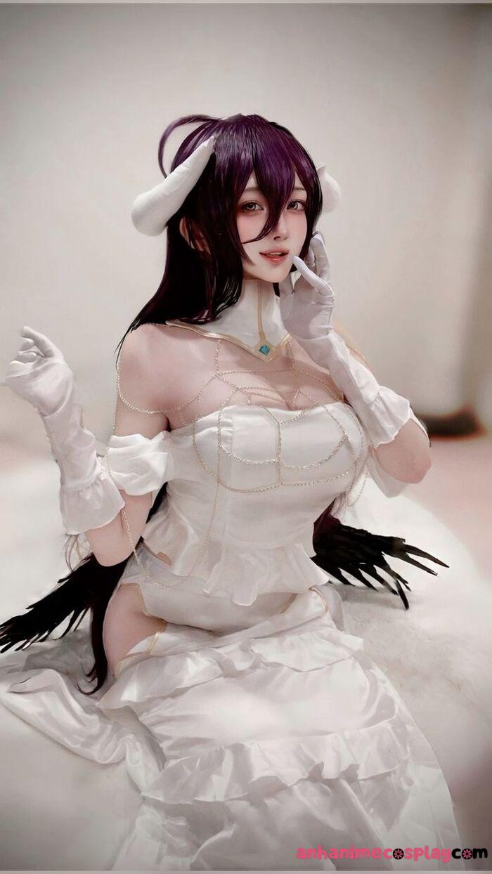 ảnh albedo cosplay siêu ngầu