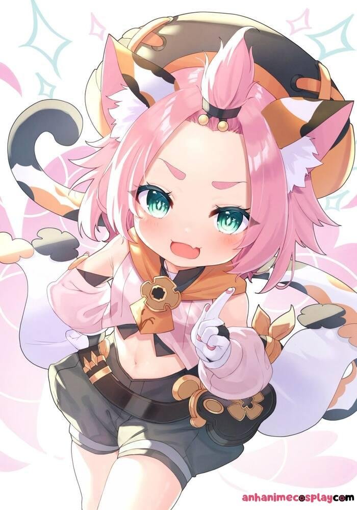 ảnh anime genshin impact art