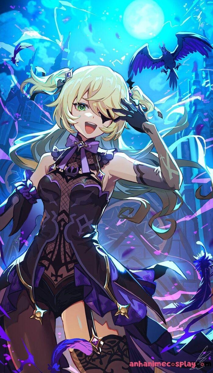 ảnh anime genshin impact ngầu