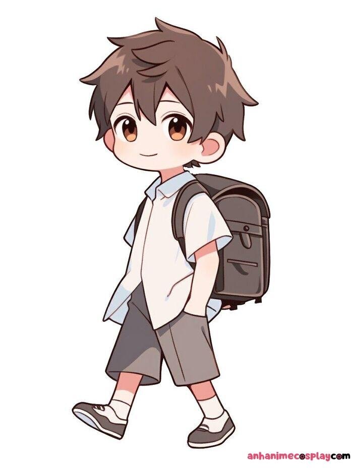 ảnh anime nam chibi cực đáng yêu