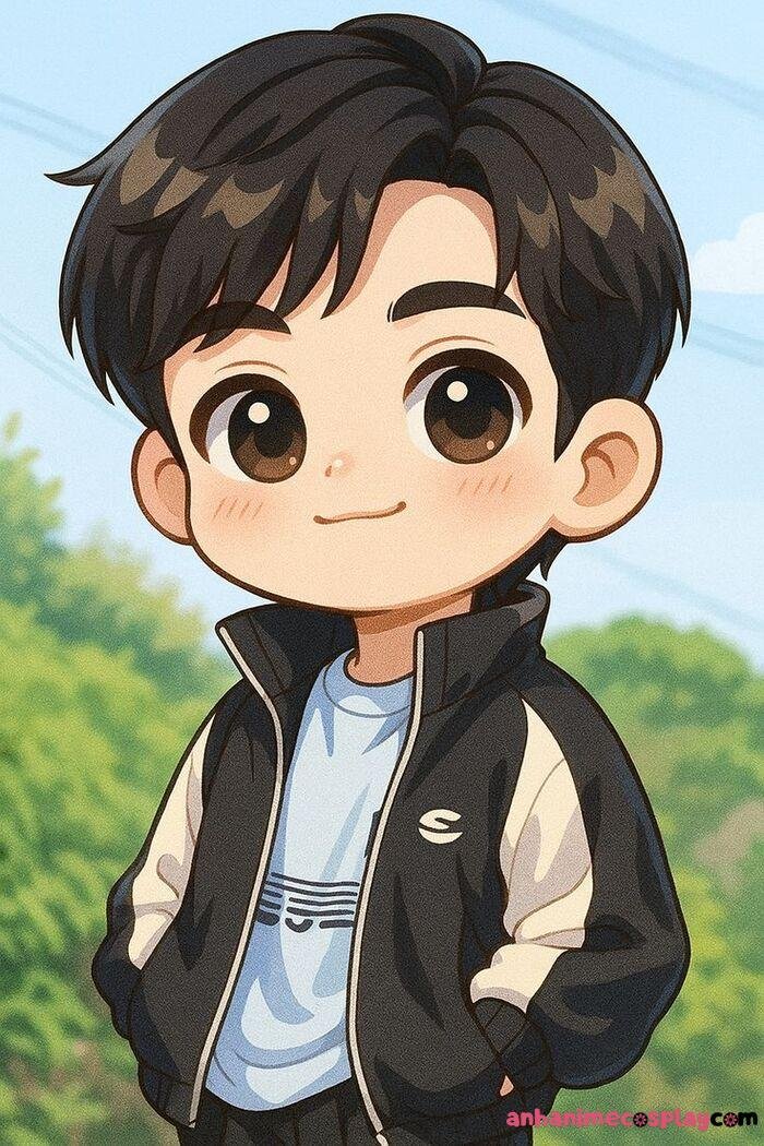 ảnh anime nam chibi xinh