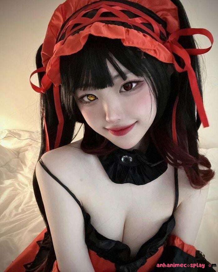 ảnh cosplay kurumi xinh ngầu