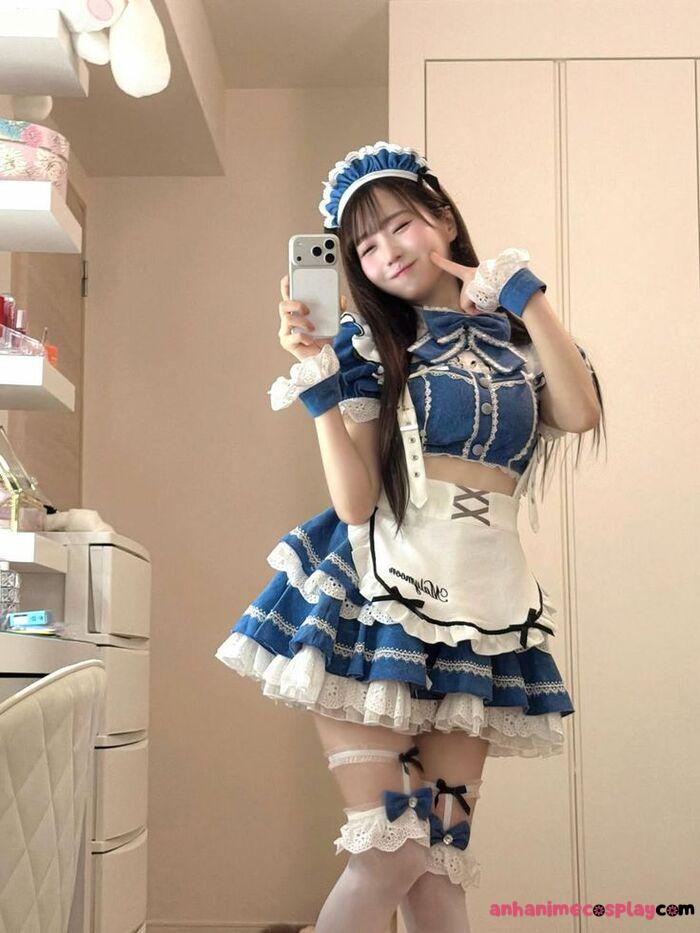 ảnh cosplay maid cute